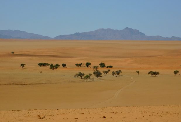 Namibia Reisen mit Hybrid Fahrzeugen